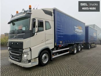 شاحنات الحاويات/ جسم علوي قابل للتغيير شاحنة Volvo FH 500 /Alu-Felgen/Ladebordwand/Standklima /TV: صور 1
