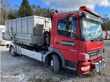 شاحنة ذات الخطاف, شاحنة كرين 2007 Mercedes-Benz Atego 1024 Crane+Winch+Hooklift: صور 2