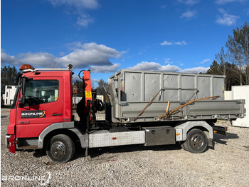 شاحنة ذات الخطاف, شاحنة كرين 2007 Mercedes-Benz Atego 1024 Crane+Winch+Hooklift: صور 3
