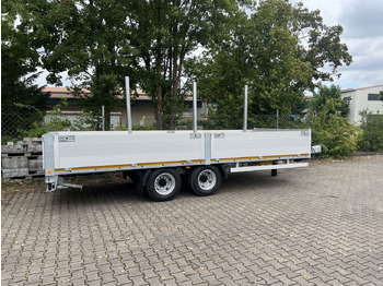 عربة مسطحة منخفضة مقطورة Möslein  14,4 t Tandem- Pritschenanhänger- Tieflader: صور 5