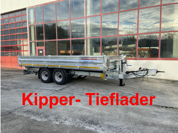 قلابة مقطورة Möslein  Kipper Tieflader, Breite Reifen, 5,70 m lang--: صور 2