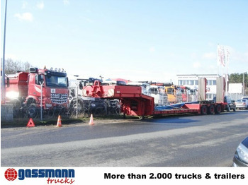 عربة مسطحة منخفضة نصف مقطورة لنقل المعدات الثقيلة Goldhofer Goldhofer STZ-TL3-32/80 Nutzlast: 35 to., 5,85 m: صور 2