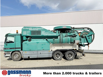 سياره كنس شوارع Mercedes-Benz Actros 3348 6x4, V8, Kroll Saug-/Spülwagen ca.: صور 5