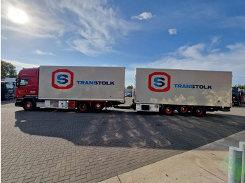 مبردة شاحنة Scania R580 Topline 6x2*4 Frigo + Burg trailer - Retarder - Steering axle - Night clima: صور 4