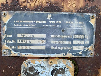 بلدوزر Liebherr PR 731 B: صور 5