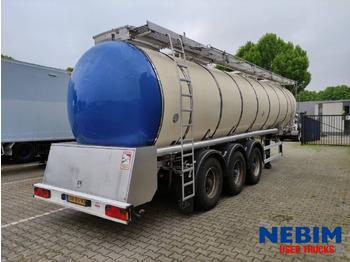 نصف مقطورة صهريج Feldbinder TSA 33.3-3 Unibloc pump electr - 3 comp. 8.000 / 2 2.500 / 3.000 Ltr.: صور 2