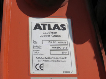 شاحنات مسطحة, شاحنة كرين MAN TG-S 26.400 6x2-2 BL Pritsche Heckkran Atlas 165.2: صور 3