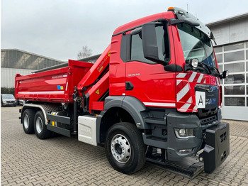 قلابات, شاحنة كرين MAN TGS 26.510 6x4 neuer Kipper & Palfinger PK 19001: صور 1
