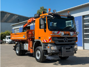 تأجير  Mercedes-Benz ACTROS 2044 4x4 Kipper Kran ATLAS 65.2 A2L Mercedes-Benz ACTROS 2044 4x4 Kipper Kran ATLAS 65.2 A2L: صور 1