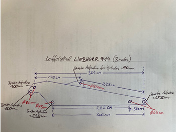 الإطار/ الشاسيه - حفارة Löffelstiel Liebherr 914: صور 4