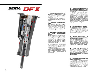 مطرقة هيدروليكية - حفارة جديد DEMOQ DFX950 Hydraulic breaker 950 kg: صور 3