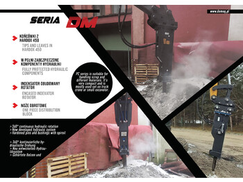 مطرقة هيدروليكية - حفارة جديد DEMOQ DM750 Hydraulic breaker 660 kg: صور 2