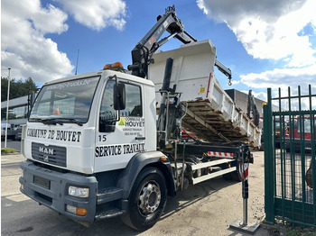 قلابات, شاحنة كرين MAN LC 18.280 18T 4x2 TIPPER + CRANE (2018!!!) HIAB 099 E-2 DUO (921h!) - *157.000km* - FULL AIR - BE TRUCK: صور 2