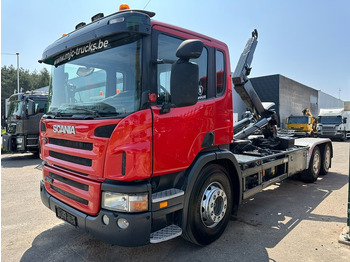 شاحنة ذات الخطاف Scania P380 6x4 HOOKLIFT HIAB 25T - 6100mm - A/C - CAMERA - E4 - AIR SUSPENSION - BE TRUCK: صور 3