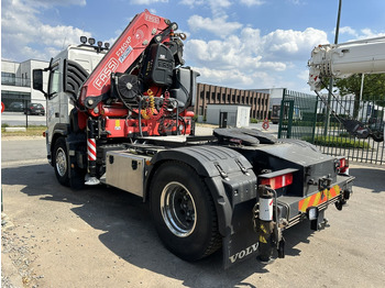 شاحنة كرين Volvo FM 400 + KRAN FASSI F260BXP.25 - 5x  / RADIO - EURO 4 - I SHIFT - A/C - BE TRUCK: صور 5