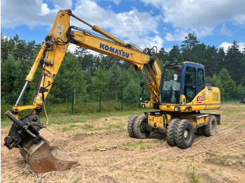 حفارة على عجلات KOMATSU PW160