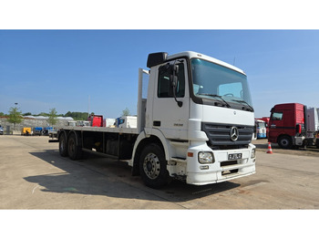شاحنات مسطحة Mercedes-Benz Actros 2636 (6X4 / LAMES / GRAND PONT / MP2 / STEEL SUSP. / BOITE MANUELLE / MANUAL GEARBOX / 9M CHASSIS !!!): صور 3