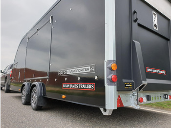 شاحنة نقل سيارات مقطورة BJT Race Transporter 4 550x212x188cm blackline E Winde Alufelgen bl FSR ASR RFS 100km/H 3500kg 2024: صور 5