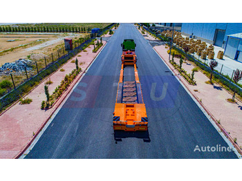 عربة مسطحة منخفضة نصف مقطورة جديد STU 2 Axle Extendable Low Loader: صور 2