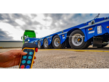 عربة مسطحة منخفضة نصف مقطورة STU