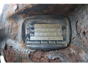 المحور الخلفي - شاحنة Mercedes-Benz R485-13A/C22.5 41/15 748595M738078: صور 4