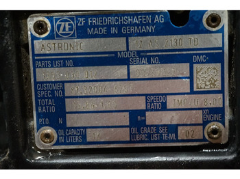 علبة التروس - شاحنة ZF 12AS2130DD TGS  81.32004-6257: صور 5