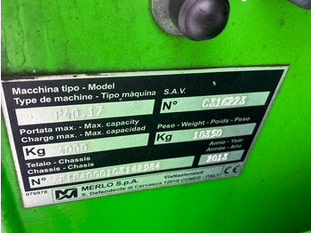 المحرك - آلات البناء Merlo P40.17 ENDAST RESERVDELAR / ONLY FOR SPAREPARTS: صور 5