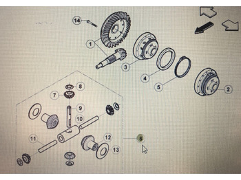 التفاضلية والعتاد CLAAS