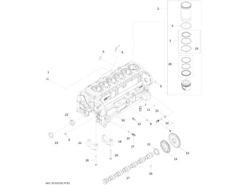 ديترويت/ خواتم/ البطانات JOHN DEERE