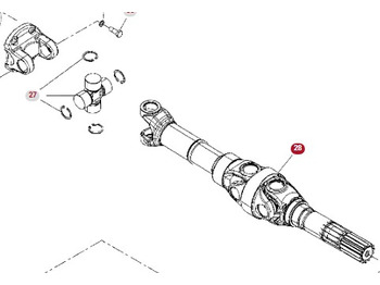 المحور و قطع الغيار FENDT