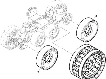 أجزاء الهيكل السفلي JOHN DEERE