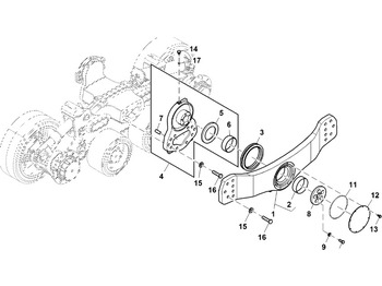 أجزاء الهيكل السفلي JOHN DEERE
