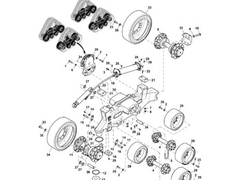 أجزاء الهيكل السفلي JOHN DEERE