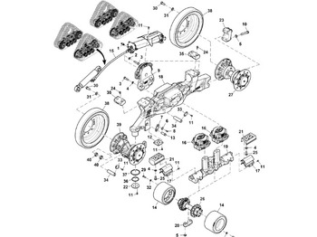 أجزاء الهيكل السفلي JOHN DEERE