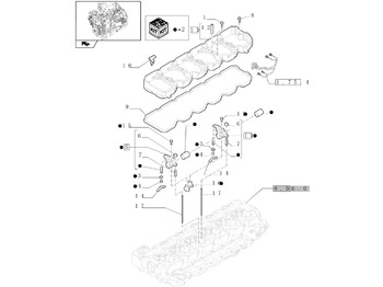 المحرك و قطع الغيار NEW HOLLAND