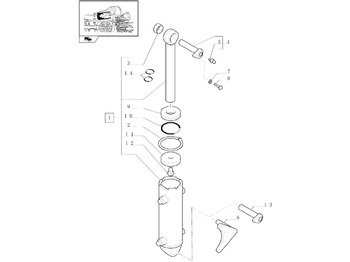 الاسطوانة الهيدروليكية NEW HOLLAND