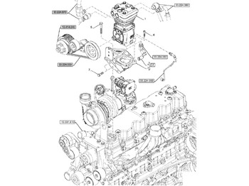 المحرك و قطع الغيار NEW HOLLAND