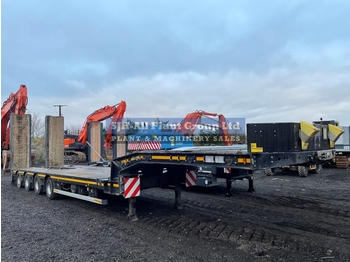 عربة مسطحة منخفضة نصف مقطورة Faymonville F-S44-1BBY 73 Ton 4 Axle Step Frame Trailer: صور 1