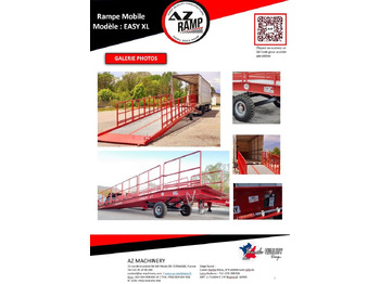 منحدر تحميل جديد AZ RAMP-EASY XL-20 . Mobil Loading Ramp  WIDE With Level Off, 20 t Capacity: صور 3