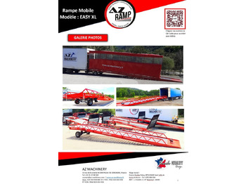منحدر تحميل جديد AZ RAMP-EASY XL-20 . Mobil Loading Ramp  WIDE With Level Off, 20 t Capacity: صور 2