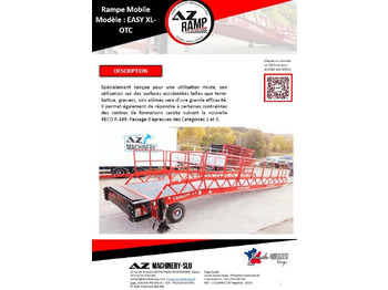 منحدر تحميل جديد AZ RAMP-EASY XL-8 OTC . Mobil Loading Ramp  WIDE With Level Off, 8 t Capacity: صور 3