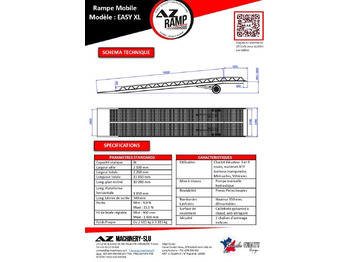 منحدر تحميل جديد **RENTAL** AZ RAMP-EASY XL-8 . Mobil Loading Ramp  WIDE With Level Off, 8 t Capacity: صور 3