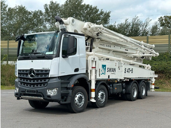 شاحنة خلاطة خرسانة Mercedes-Benz Arocs 5 4142  8x4 SWAN TSP 47-5 160RZ ( 47m ): صور 2