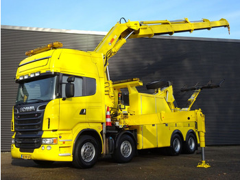 سيارة السحب للتصليح Scania R500 8x4 / ABSCHLEPP - KRAN / TOW TRUCK - CRANE: صور 1