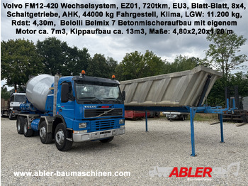 شاحنة خلاطة خرسانة VOLVO FM12 420