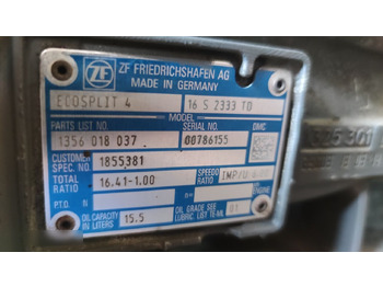 علبة التروس - شاحنة ZF 16S2333   DAF XF 106 truck: صور 2