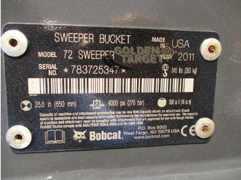مكنسة - شيول صغير BOBCAT 72 Sweeper: صور 5