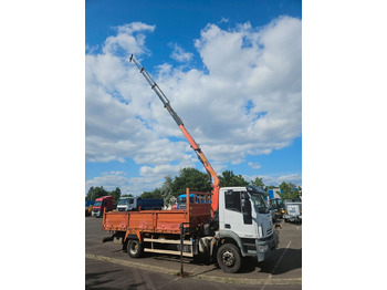 شاحنات مسطحة Iveco ML 120E22 4x2 Pritsche Palfinger Kran Funck: صور 2