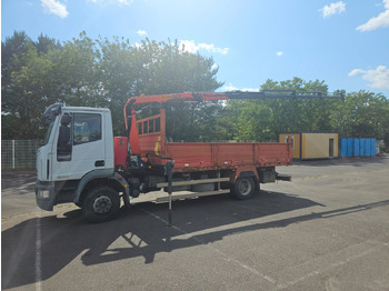 شاحنات مسطحة Iveco ML 120E22 4x2 Pritsche Palfinger Kran Funck: صور 4