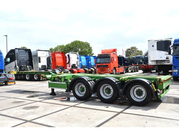 شاحنات الحاويات/ جسم علوي قابل للتغيير نصف مقطورة Pacton T3-010 - 2 LIFT AXLES - DRUM BRAKES - BPW AXLES - 2 x EXTENDABLE - GOOD CONDITION -: صور 4